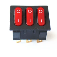 joying liang kcd3 9 feet red with light three pole power switch 3 in 1 combination rocker switch 15a 250v ac