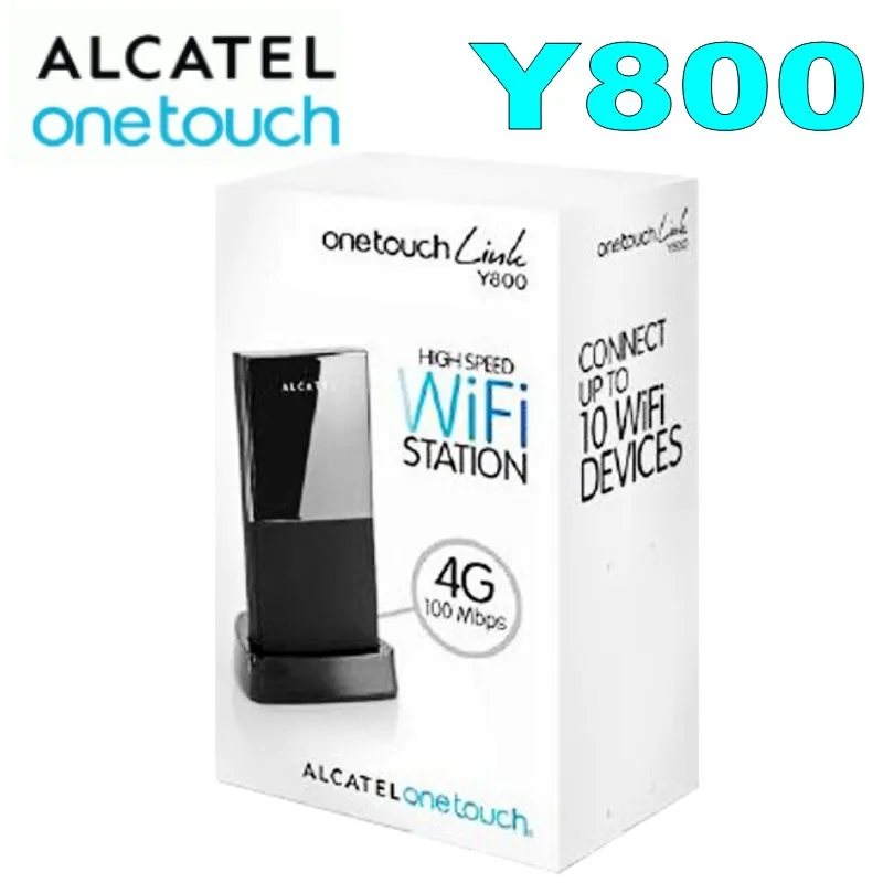 Wi Fi роутер Alcatel One Touch Y800 4g разблокированный беспроводной dongle 3g mifi точка доступа pk