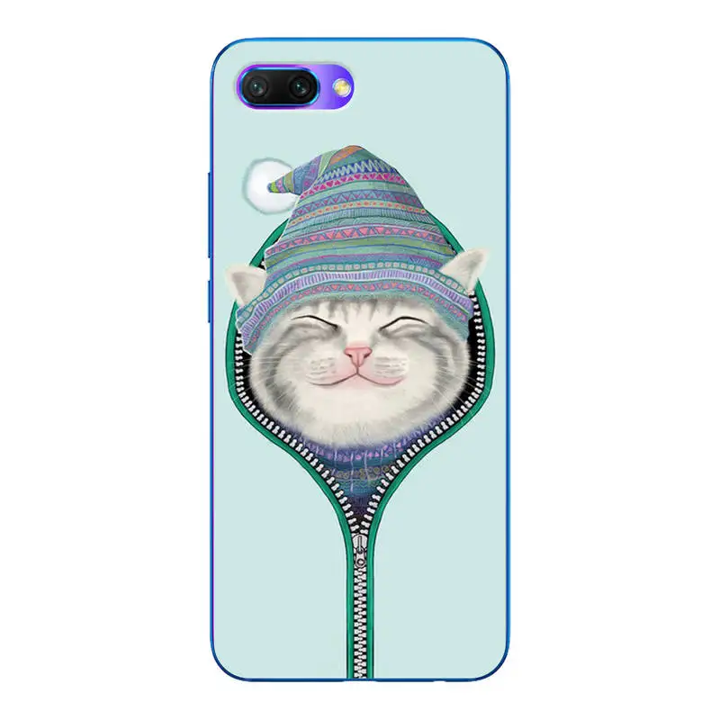 Для huawei Honor 10 5 84 &quotмобильный телефон задняя крышка Сумка Тигр животных чехол для