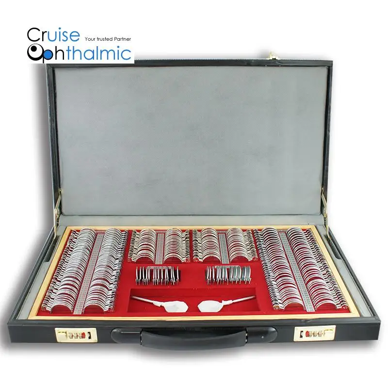 

Оптометрическое пробный объектив Комплект MT266-A1 A1 266 шт. обод полный диафрагма 36 мм Блестящий металлический обод MT266-A1 Корабль из Польши