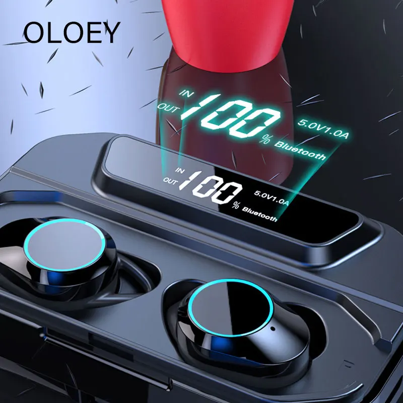OLOEY Bluetooth наушники Беспроводные водонепроницаемые портативные стерео спортивные