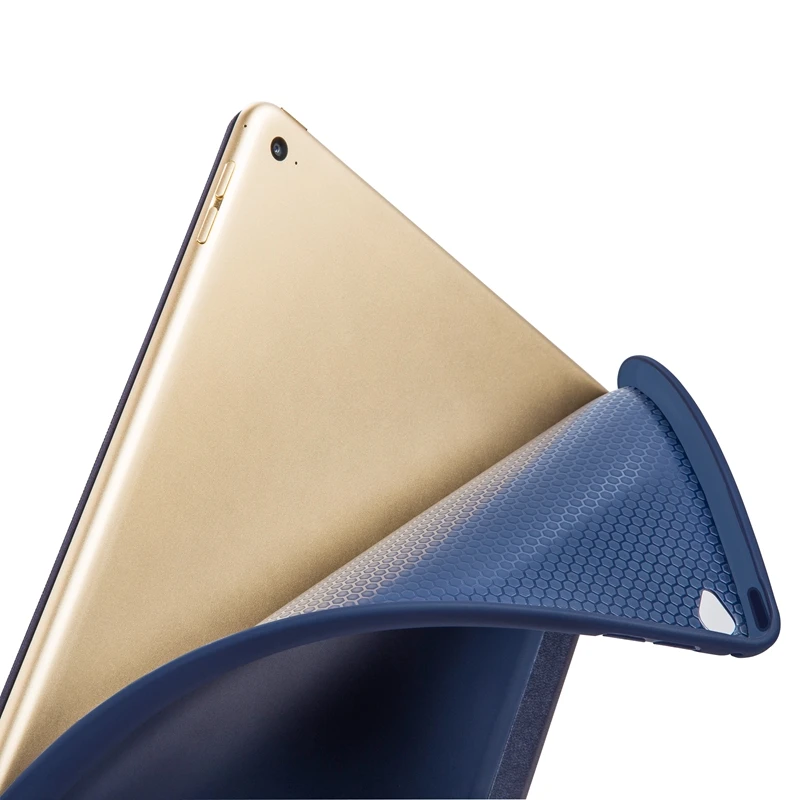 Для iPad 9,7 чехол A1822 A1823 A1893 A1954 силиконовый мягкий задний PU кожаный смарт-чехол для iPad дюймов чехол