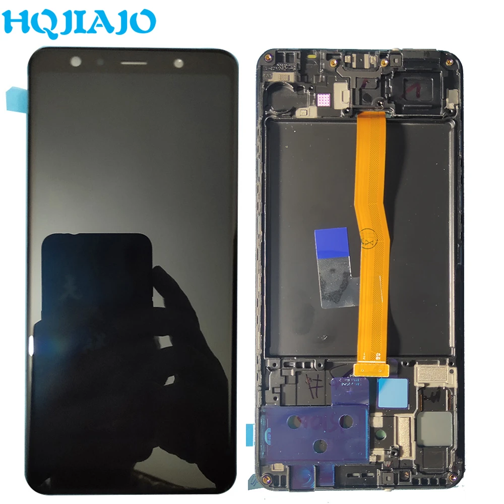 Жк дисплей с сенсорным экраном и дигитайзером для Samsung Galaxy A7 2018 A750 A750F SM A750FN