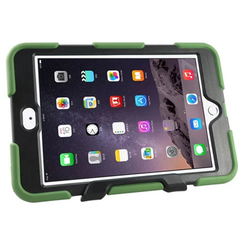 NEW Full Screen Protection Case for Apple iPad Mini 4 7.9inch Retina Kickstand Kids Silicone Rubber Armor Defender Cover | Компьютеры и