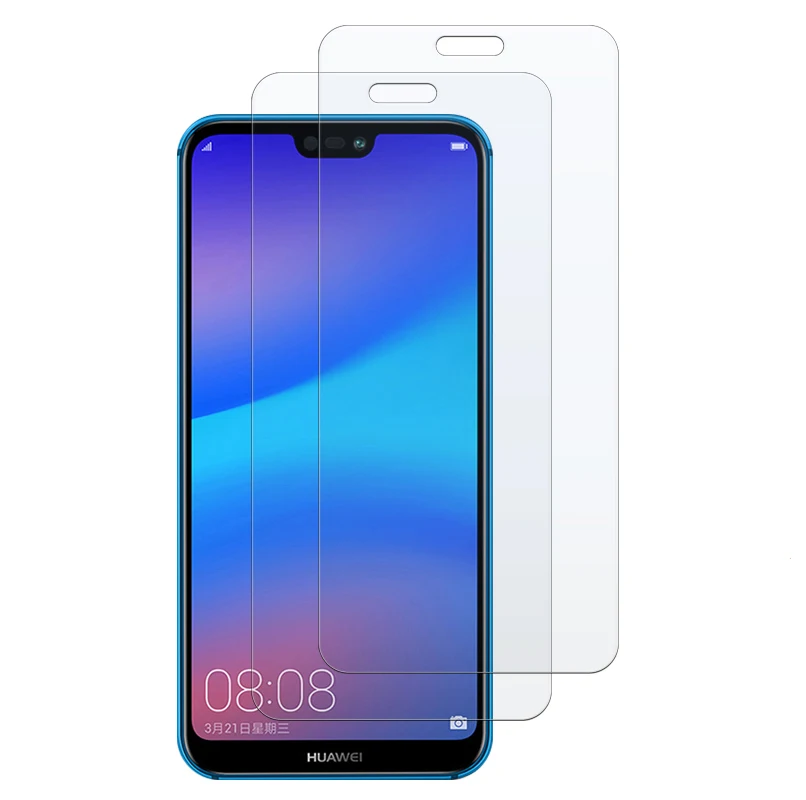 Закаленное стекло для Huawei Y3 Y5 Y6 Y7 Y9 Prime 2017 2018 2019 защитная пленка защита экрана 2 шт. |