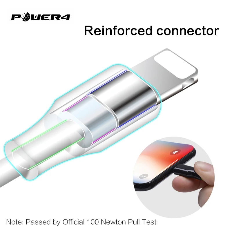 Power4 Прохладный светящийся USB C Микро зарядный кабель три разъема доступны для Lightning/Apple Android type-C зарядки мобильного телефона