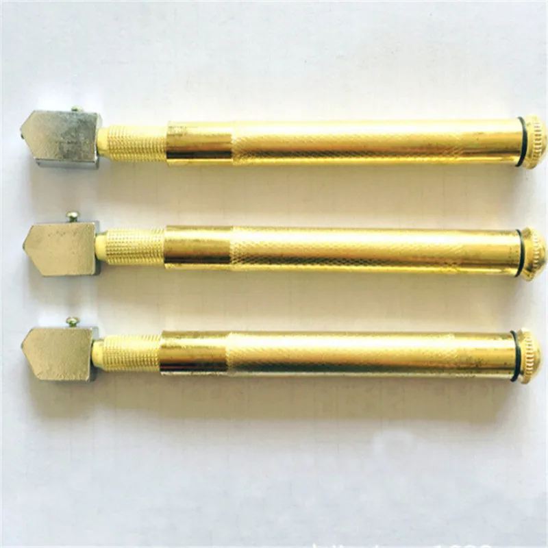 

Glass Cutting Tool Diamond Glass Cutter Antislip Metal Handle Steel Blade Oil Filled Bottle Glass Cutter Mirror Cutting