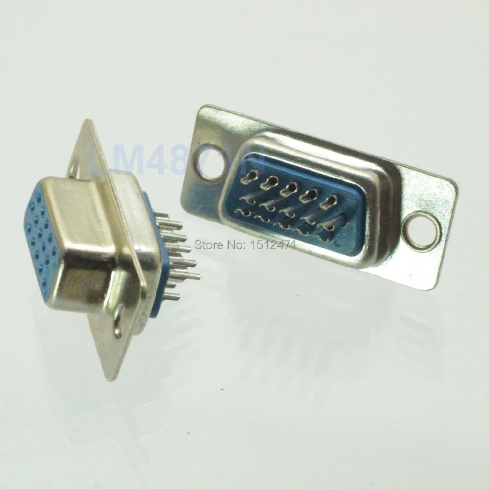 10 шт. разъем VGA Разъем DB15 DB-15 15 pin женский 2 ряда для адаптер ЖК-монитора |
