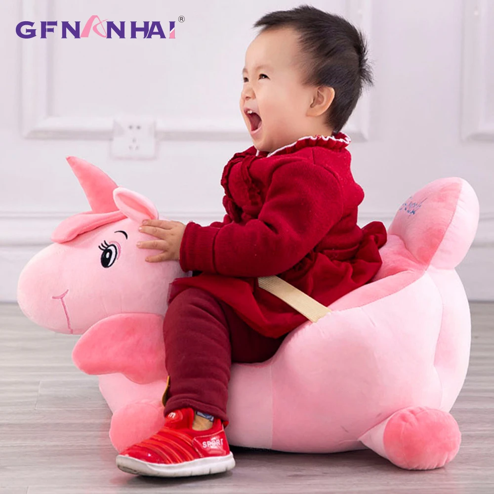 1 шт. 55*45 см kawaii Плюшевые игрушки животных Единорог Мишка детский Верховая езда