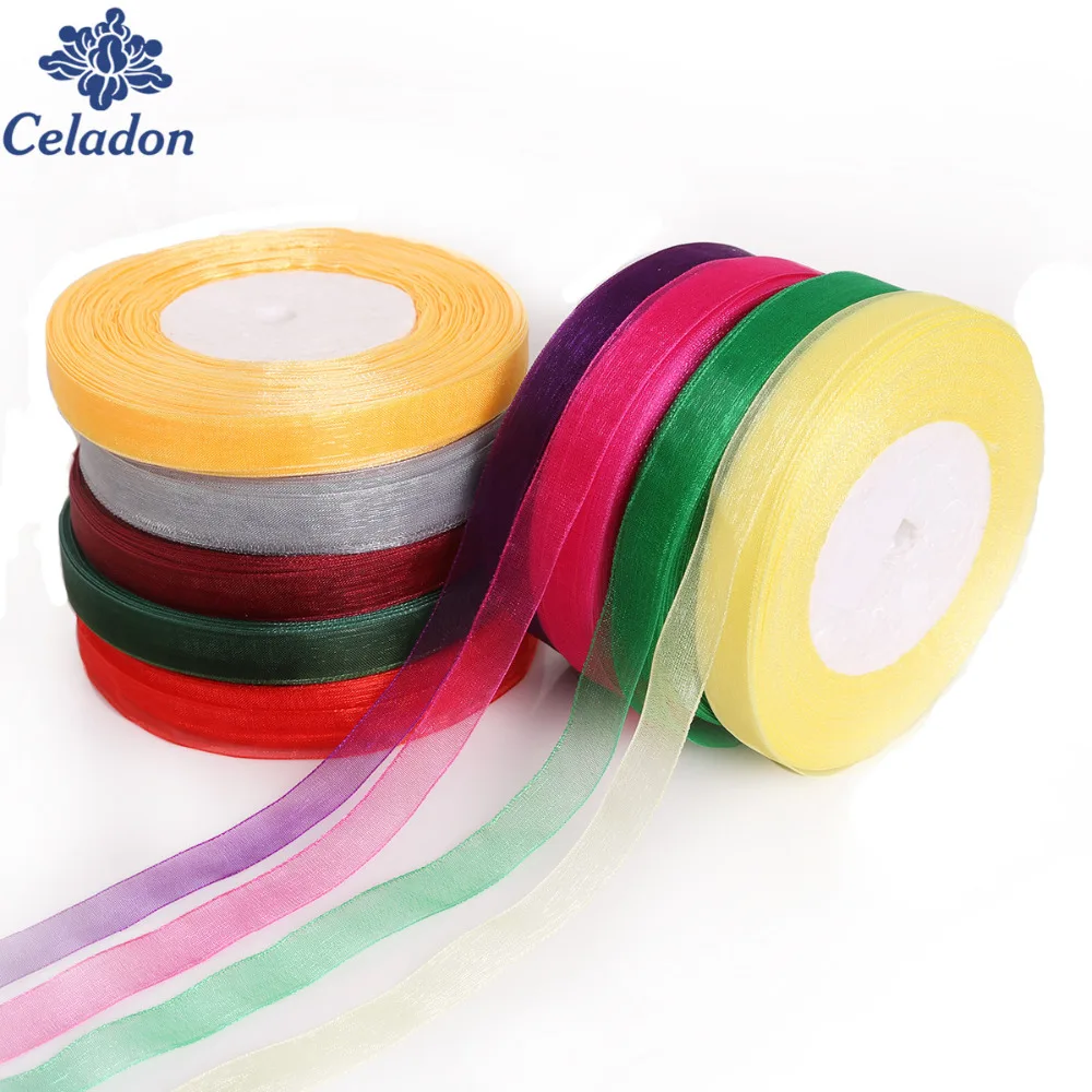 Лента Полиэстеровая для шитья 12 мм 50 ярдов|polyester ribbon|ribbon for sewingribbon ribbon |