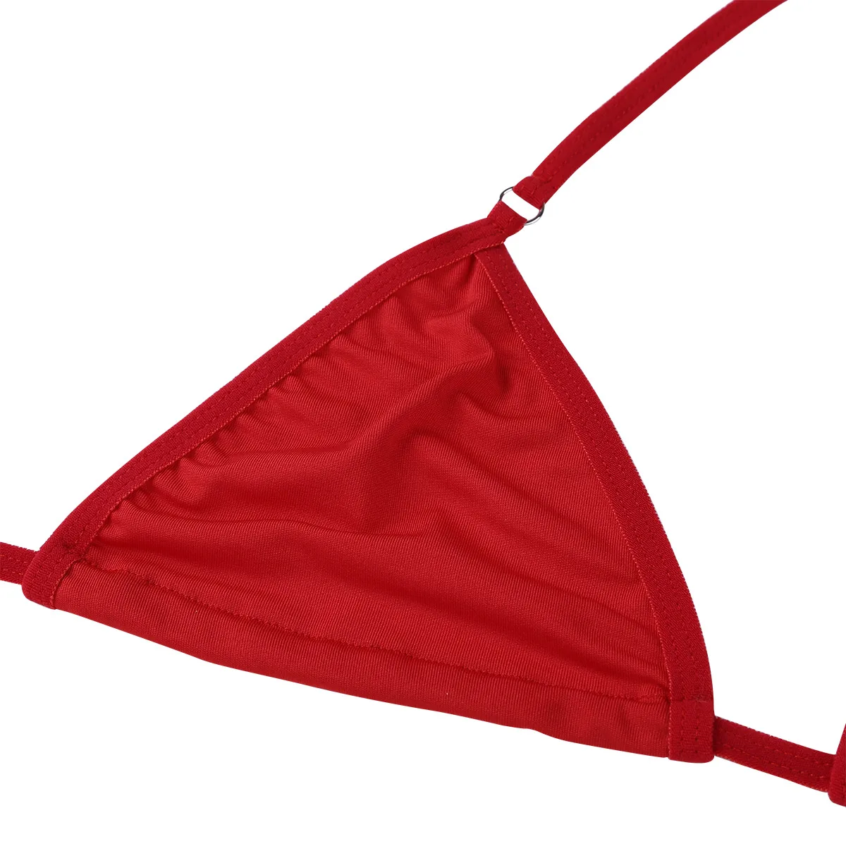 TiaoBug Women Sexy Lingerie Set Halter Mini Micro Bikini Bra Tops with G Strings Thong Briefs Tanga Underwear Swimsuit Beachwear