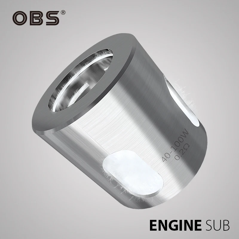 Оригинал OBS Engine sub с емкостью 5 3 мл и 17 мм органической хлопковой катушкой для