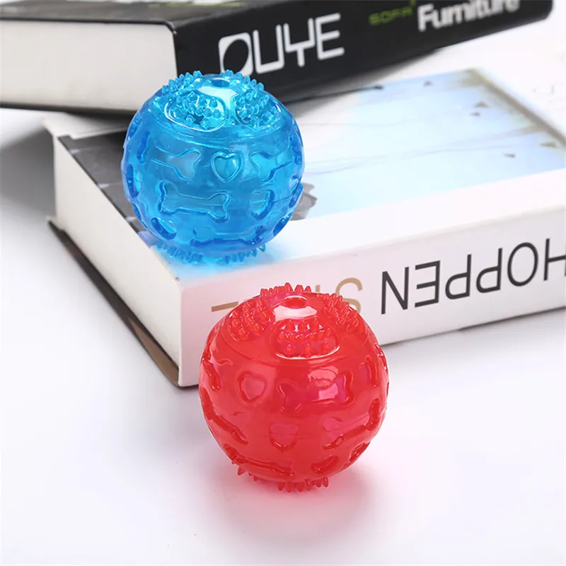 7 cm Dog Toy Interactive Rubber Balls Pet Cat Puppy ElasticityTeeth Ball Chew Toys Tooth Cleaning For Dogs | Дом и сад
