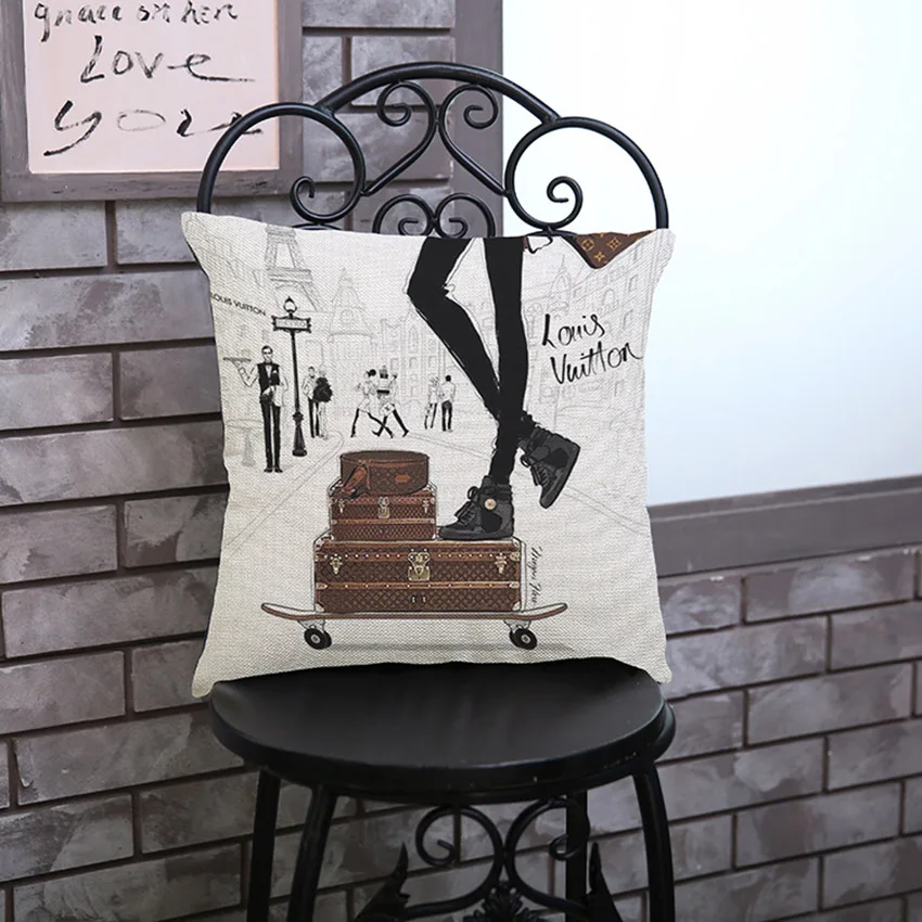 Современная модная обувь на высоком каблуке для девочек с принтом губной помады