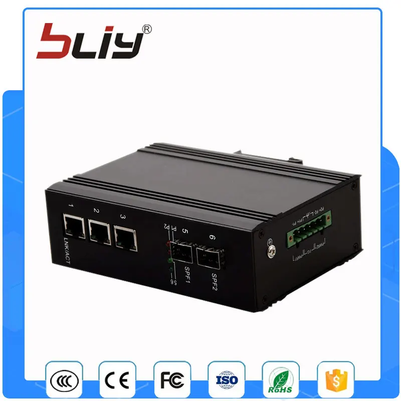 2GX3GT 2 sfp порт коммутатора ethernet до 3 RJ45 Gigabit сетевой коммутатор с стойку|gigabit network