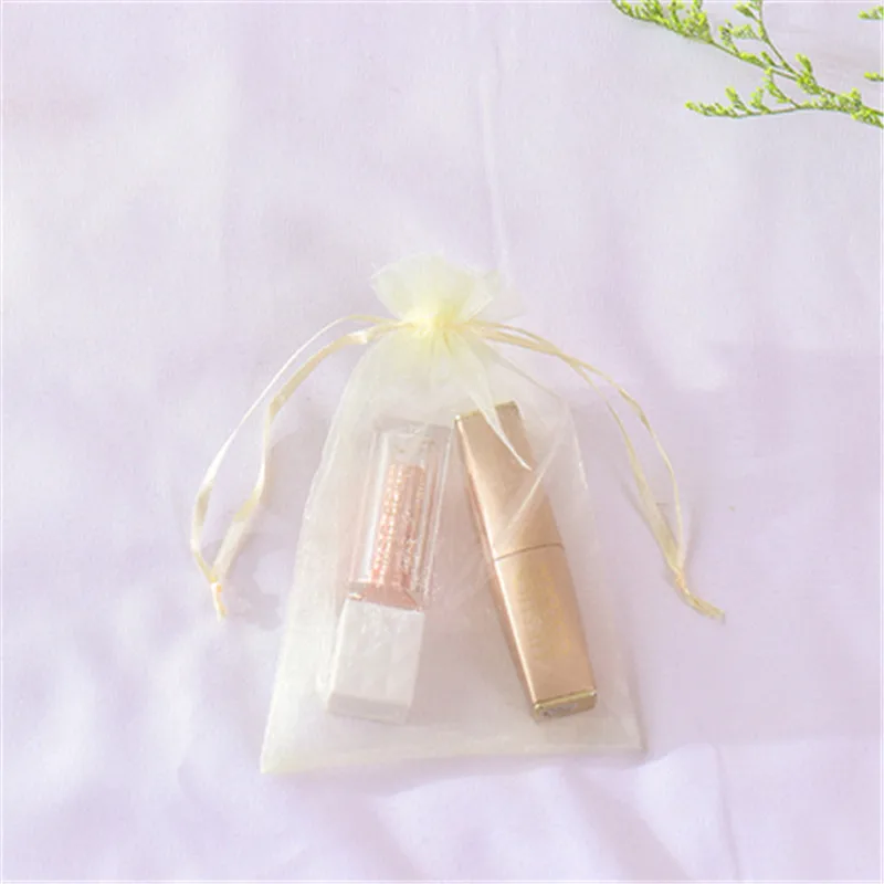 Сумки из органзы упаковка для ювелирных изделий косметика pouch7 x 9 см 9x12 10x15 13x18