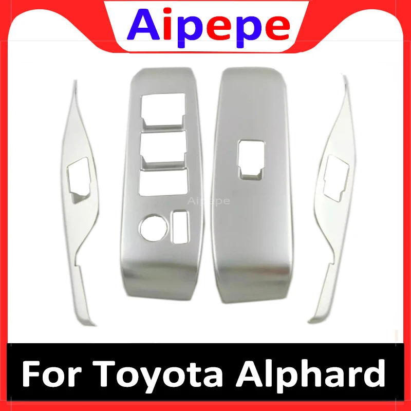 Для Toyota Alphard Vellfire 2016 2017 2018 2019 АБС матовая Боковая дверь подлокотник окно Лифт