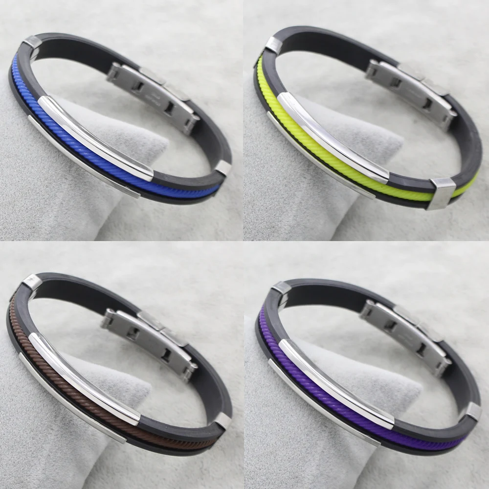 2018 Новое поступление Панк мужские подарки синие фиолетовые красочные веревочные