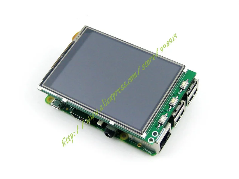 Raspberry Pi 3 сенсорный экран 2 дюйма TFT LCD с контроллером XPT2046 320*240 пикселей для pi B / + = RPi