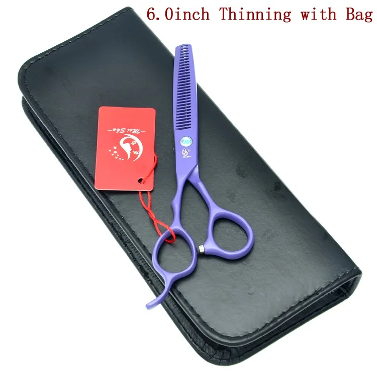 HA0136 with bag 60 5," 6,0" Meisha, парикмахерские ножницы для левшей, ножницы для стрижки волос JP440C, филировочные ножницы,, HA0126 - Цвет: HA0136 with bag 60