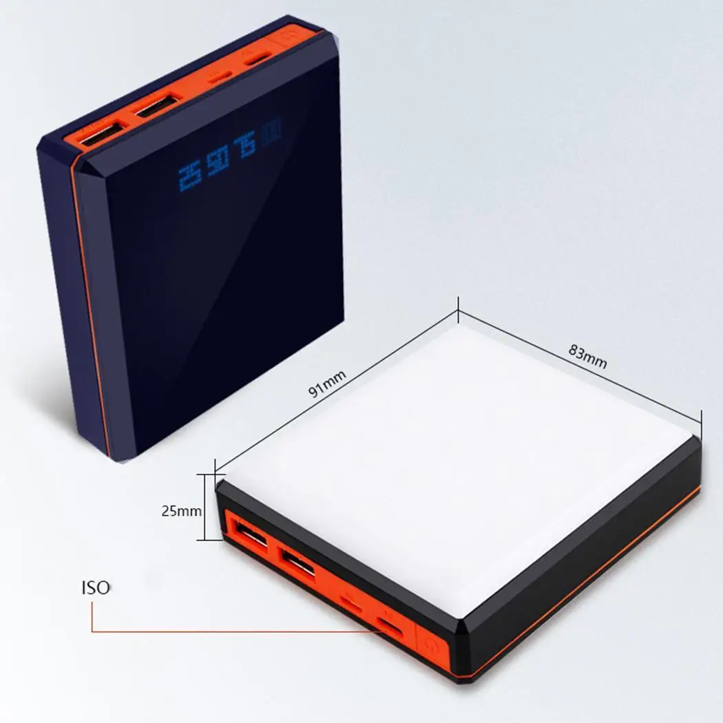 Двойное внешнее зарядное usb устройство для аккумулятора Power Bank сотового