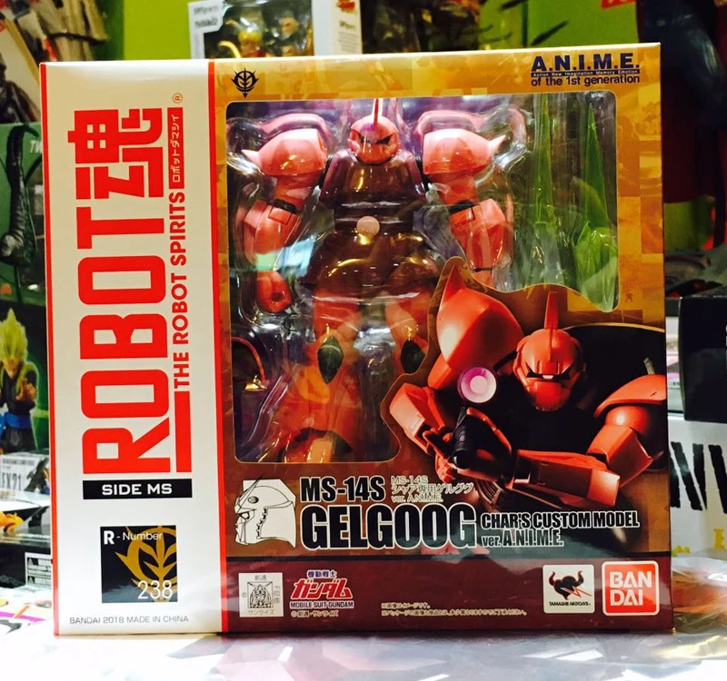 100% оригинальный робот banbai Spirits No.238 Action Figure MS 14S Char's Gelgoog ver. A.n.i.m.e от &quotМобильный