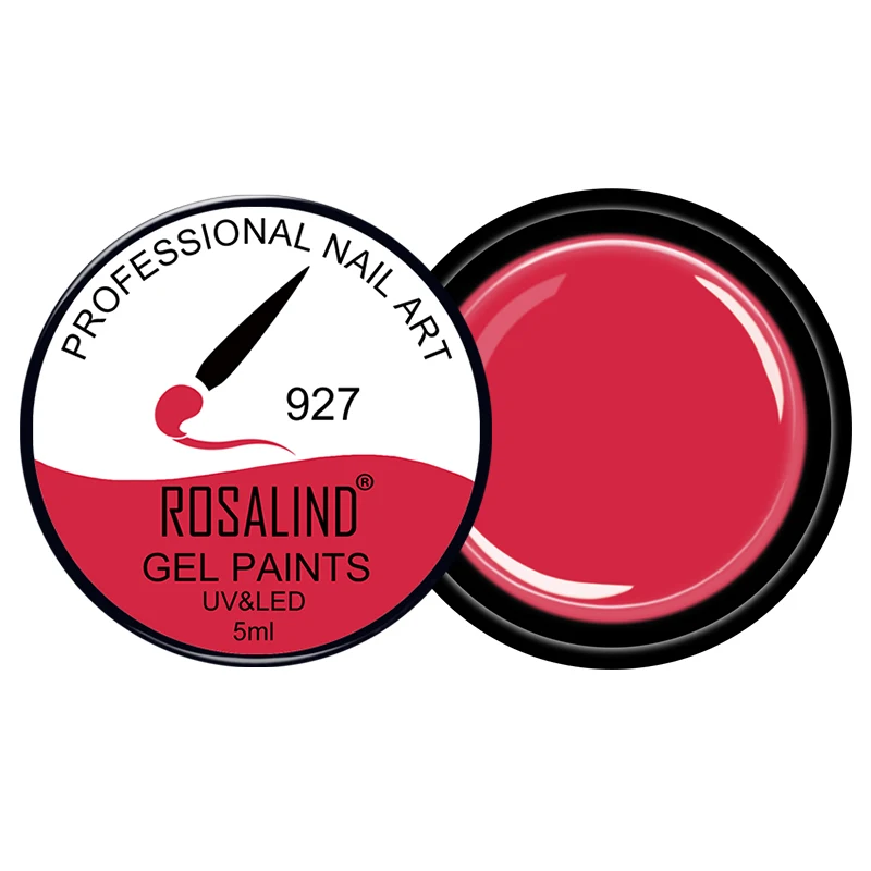 RF927 Гель для рисования ROSALIND, гибридный Праймер, лак для ногтей для дизайна, 142 цветов, все для маникюра, 5 мл, сделай сам, гель-лаки, верхнее покрытие для ногтей - Цвет: RF927