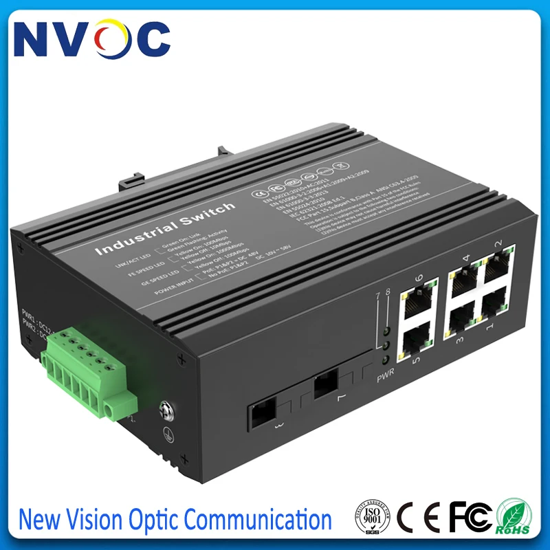 1000 м 2 одиночного SM волокна + 10/100/1000 6 портов RJ45 один режим 20 км SC 1310/1550