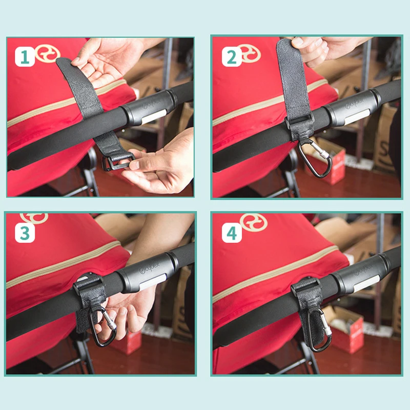 Вешалка-крючок для детской коляски BalleenShiny металлическая крючок 1 шт. - купить по
