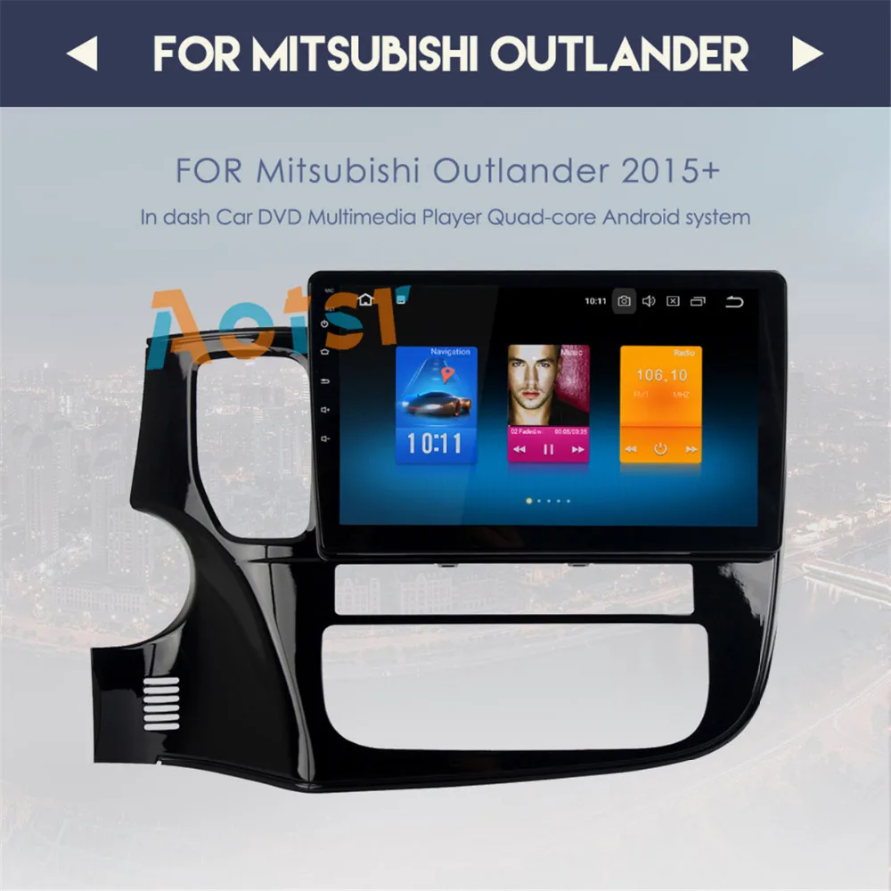 Магнитола для MITSUBISHI OUTLANDER 2014 2017 10 2 &quotна Android 8 0 с DVD GPS OUTLANDER|Автомагнитолы| |