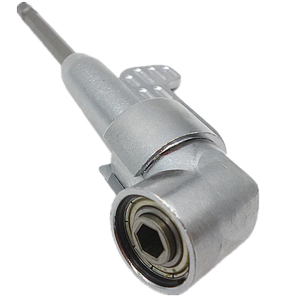 1/4&quot Keyless Drill Bit Chuck Clamp 0-8mm Hex Shank Adapter Converter Quick Change + 105 Degree Magnetic Angle Driver Screwdriver |