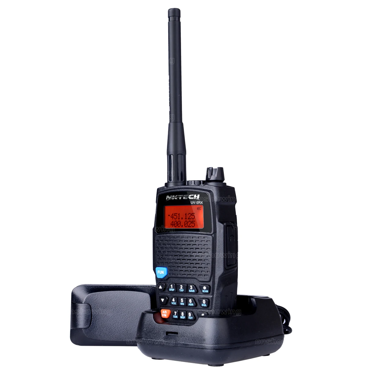 Nktech рации UV-5RX двусторонней радиосвязи 3200 мАч Батарея УКВ 5 Вт/1 Вт | Мобильные