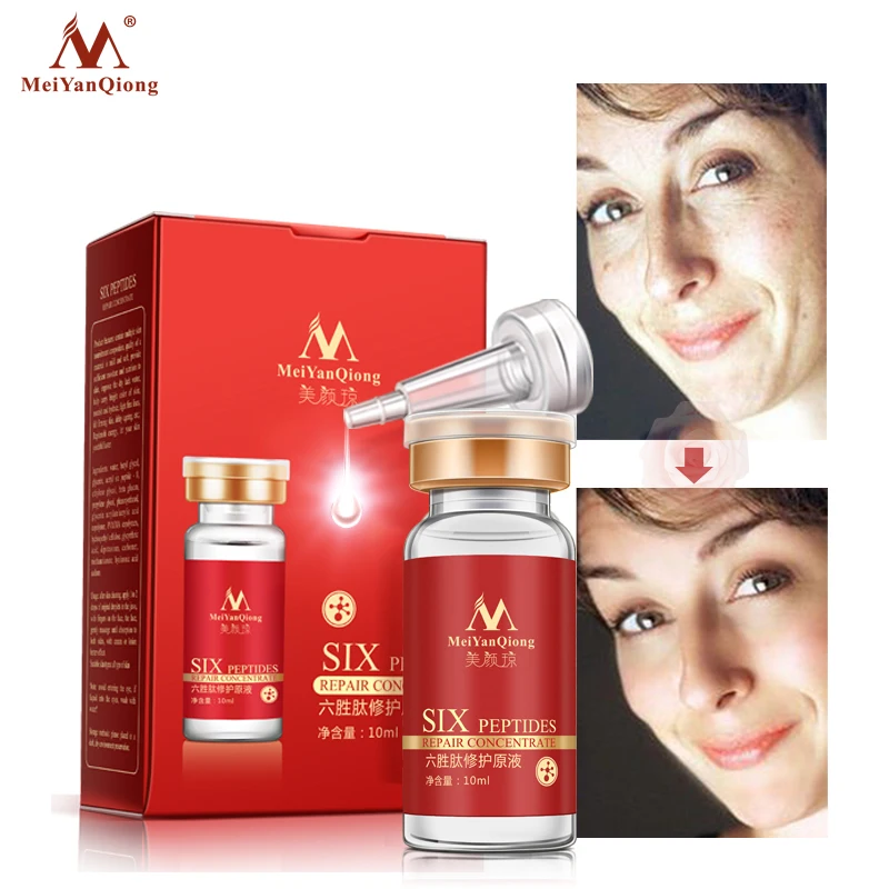 Argireline шесть пептиды Repair Concentrate омоложения Эмульсия против морщин Сыворотки для