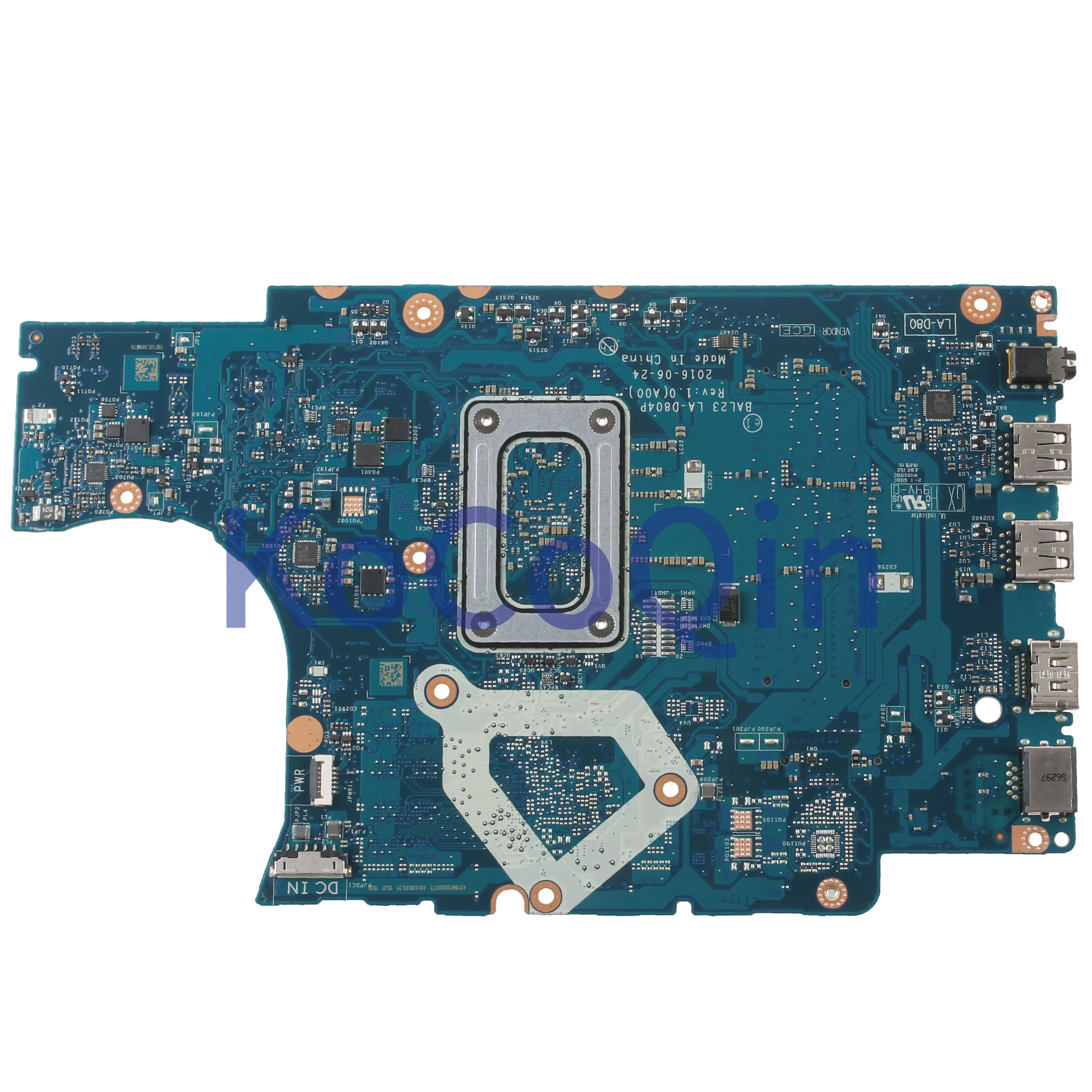 KoCoQin Laptop motherboard For DELL Inspiron 15 5565 5567 E2-9000 EM9000 0NHPJD CN-0NHPJD BAL23 LA-D804P Mainboard