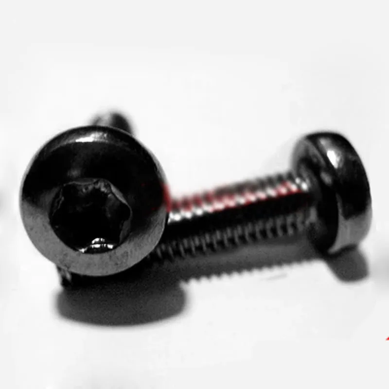 M3x8мм винт Torx T & TX с круглой головкой шестизвездочные винты DIN7985 черные болты из
