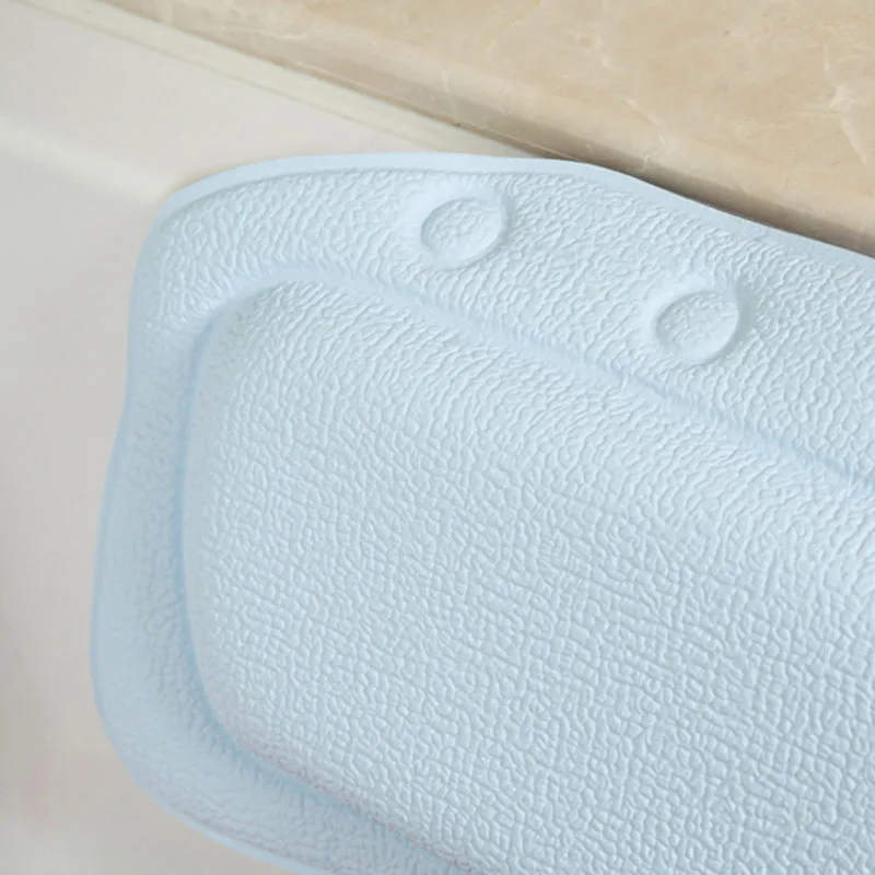 PVC Bath Pillow Headrest Accessories Bathtub Suction Cup Waterproof Pillows Bathroom Products | Дом и сад
