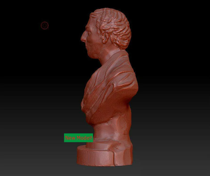 3D модель stl формат твердая вращения скульптура для станка с ЧПУ William Pitt |