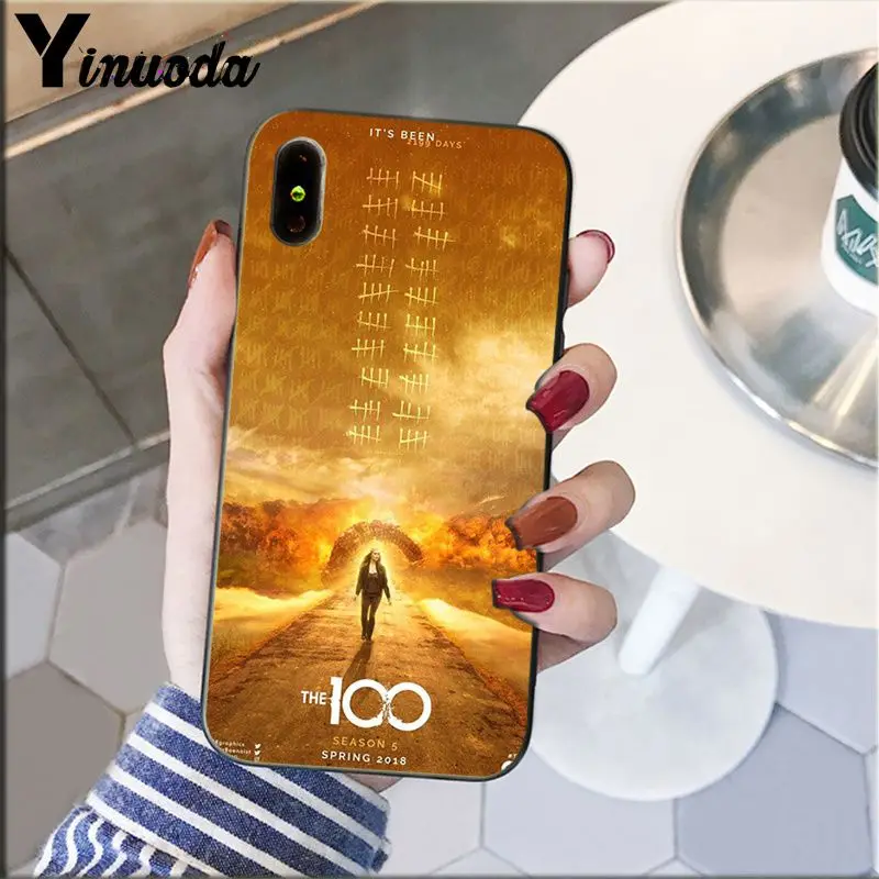 A6 Yinuoda The Hundred The 100, мягкий силиконовый чехол для телефона, чехол для Apple iPhone 8, 7, 6, 6S Plus, X, XS, MAX, 5, 5S, SE, XR, мобильные телефоны - Цвет: A6
