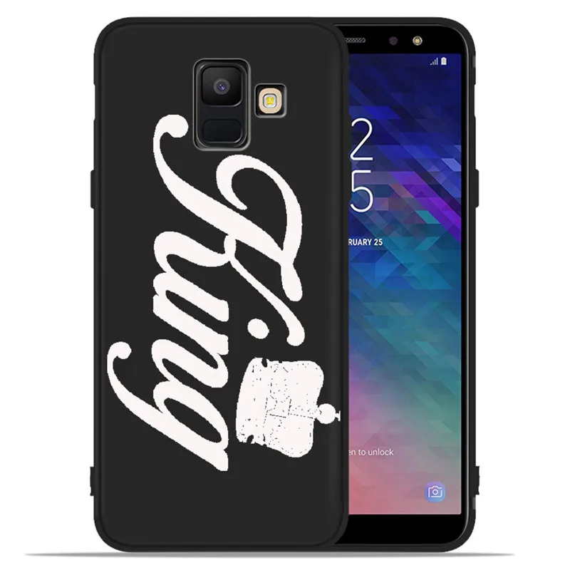 H1672 Король queen Корона "сделай сам" класса люкс для samsung Galaxy A9 A8 A7 A6 A5 A3 J3 J4 J5 J6 J8 плюс чехол для телефона чехол Чехол-футляр - Цвет: H1672
