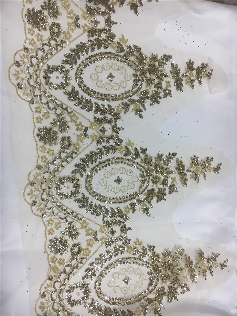 Новинка 20 ярдов/партия кружевная отделка с приклеенными блестками JRB-102822 Тюлевое
