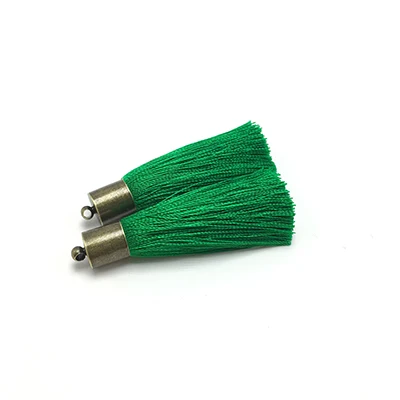 CHENGRUI L146, 5 см, с кисточками, шелковые кисточки, щетка для штор, ремесло, бахрома, шелк, фурнитура для серег, занавески, тени для век, шторы, 4 шт./пакет - Цвет: L14625