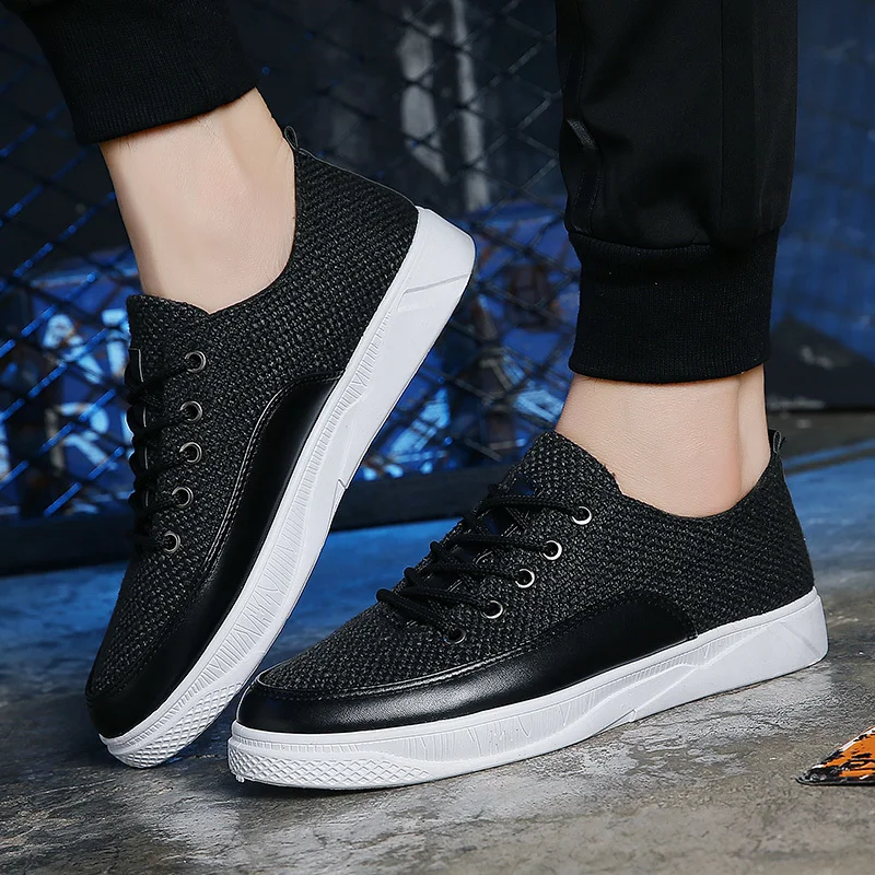 

MIUBU Hot Sale Men's Shoes Casual Shoes Fashion Canvas Breathable Shoe Men Designer Lace Up Autumn Tenis Masculino Adulto