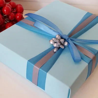 Special Offer Rushed Caixa Earrings Gift Paper Box 10*12*3.5cm Ribbon Flower Wedding Candy Recyclable Craft Packaging Boxes | Дом и сад