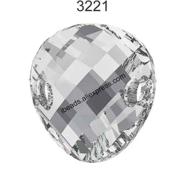 Оригинальные кристаллы Swarovski 3221 круглые стразы с пришитыми камнями для украшения