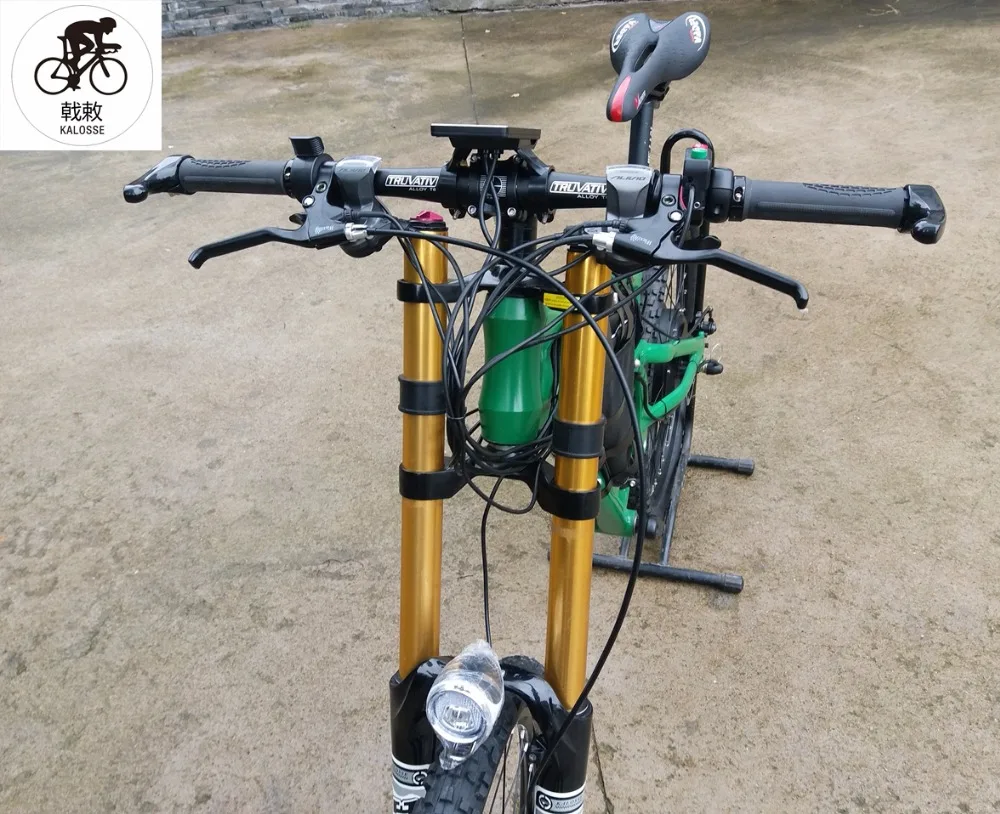 Электрический горный велосипед Kalosse с полной подвеской 48 В 1000 Вт DH bike M390 27