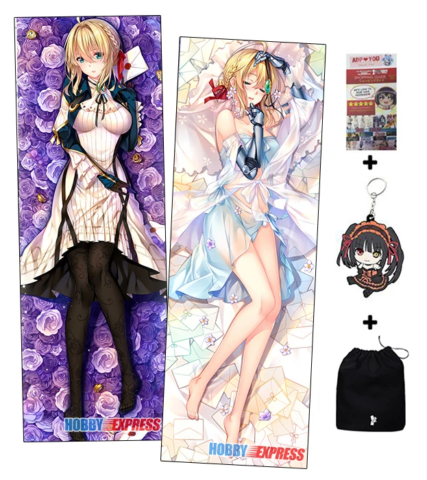 Хобби Экспресс фиолетовый Evergarden Dakimakura японский Otaku Waifu обнимающая Подушка