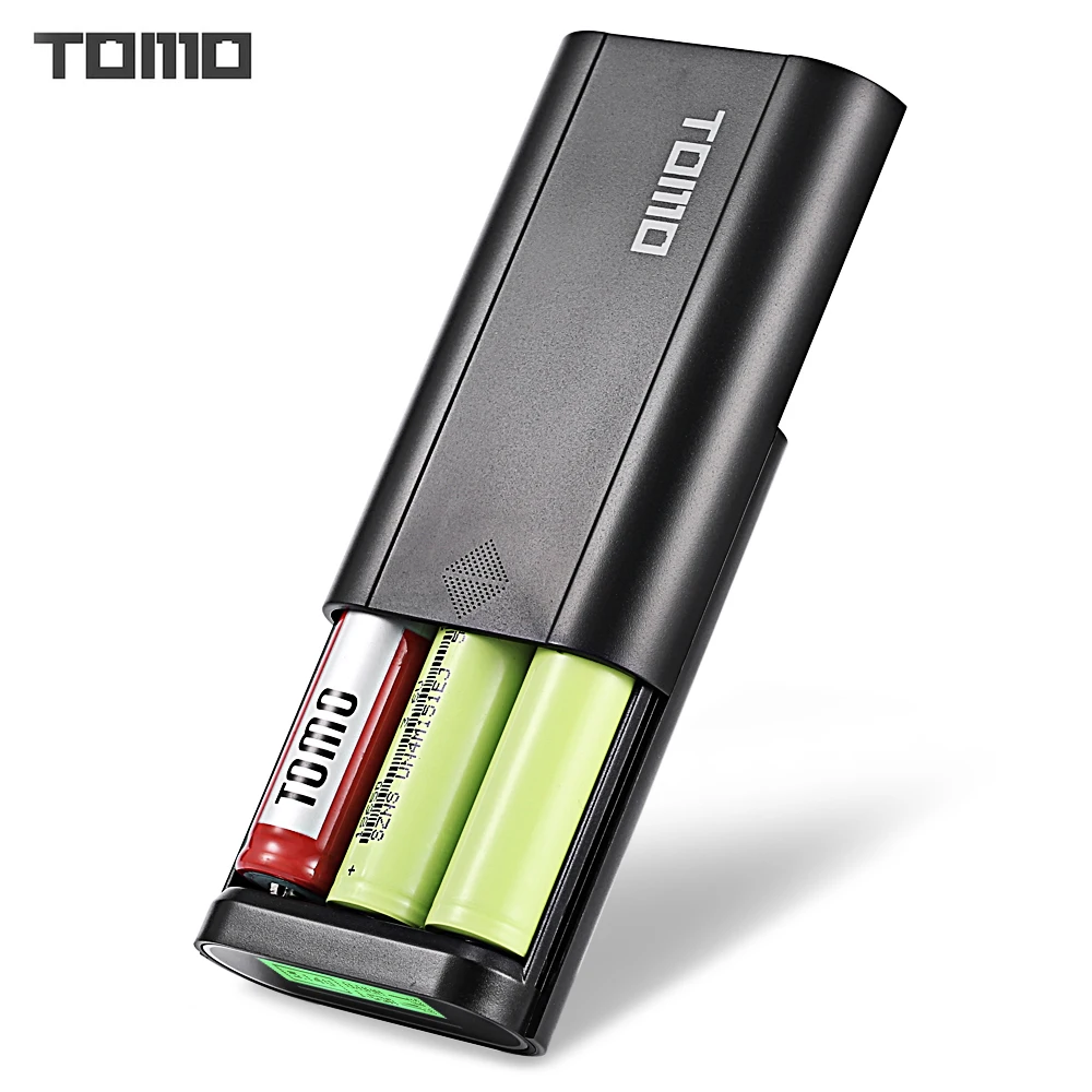 TOMO T3 DIY умный внешний аккумулятор зарядное устройство 3x18650 литий-ионный Micro USB 8 Pin