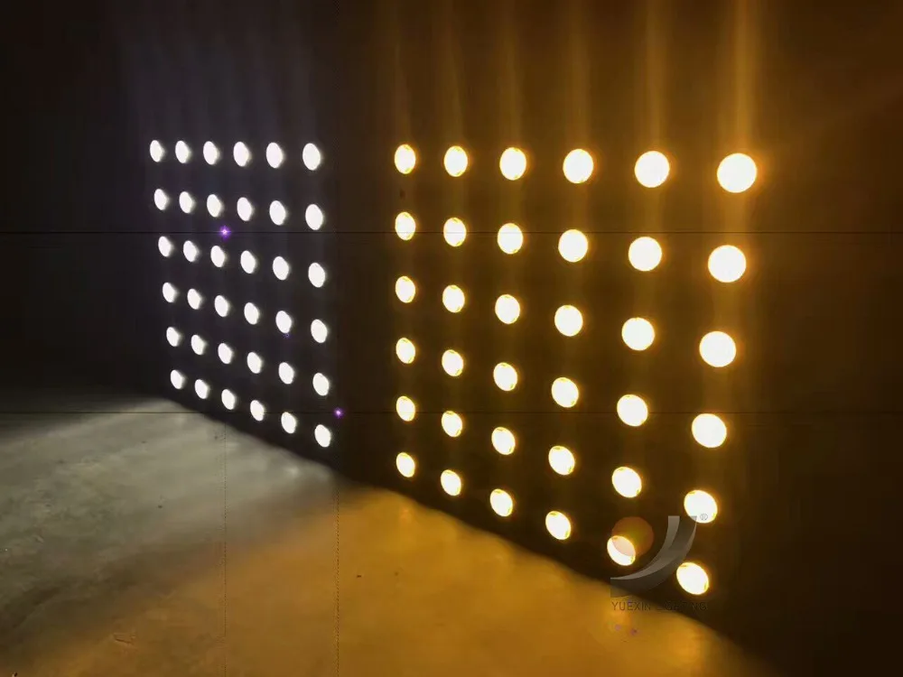36x5 Вт Золотая Матрица Led свет для мытья DJ сад отель здание церковь сценический