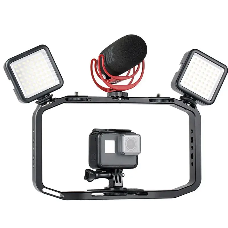 M Rig портативный кронштейн камеры Риг тройное крепление для горячего башмака