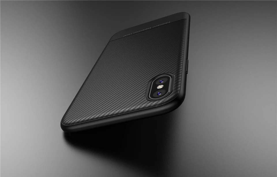 Lovebay чехол для телефона для iPhone 11, 6, 7, 8 Plus, роскошный мягкий ТПУ чехол из углеродного волокна для iPhone X, XR, XS, 11Pro Max, противоударный чехол на заднюю панель